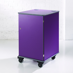 MM100 Colour Multi-Media Cabinet Purple